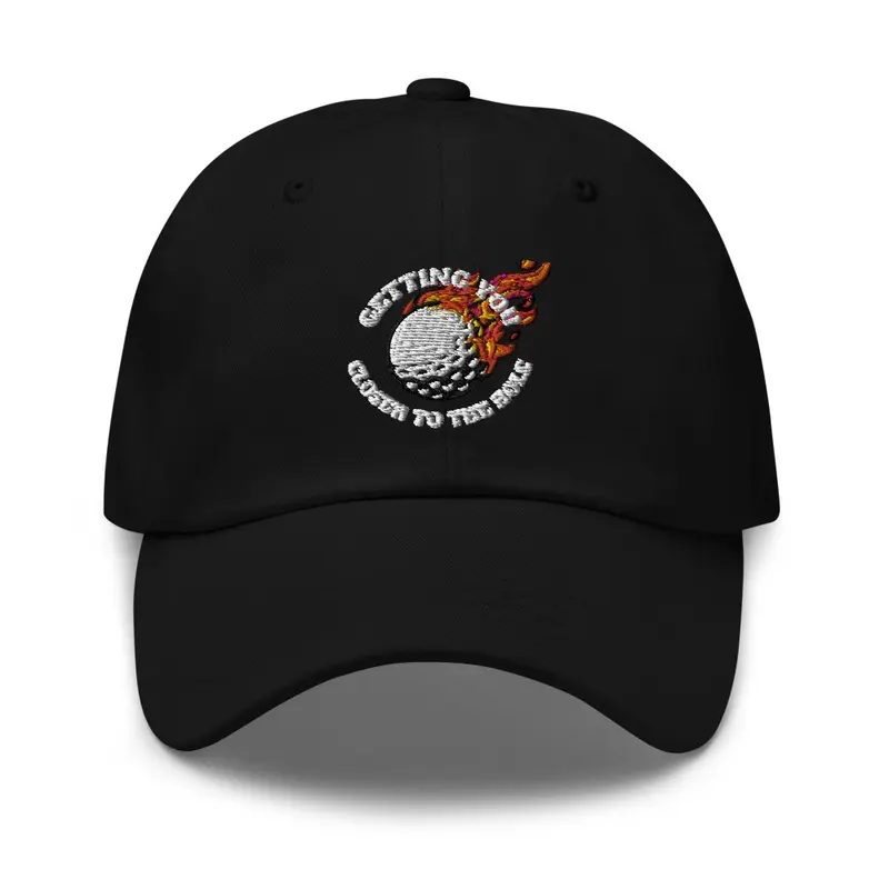 Closer To The Hole Embroidered Golf Cap